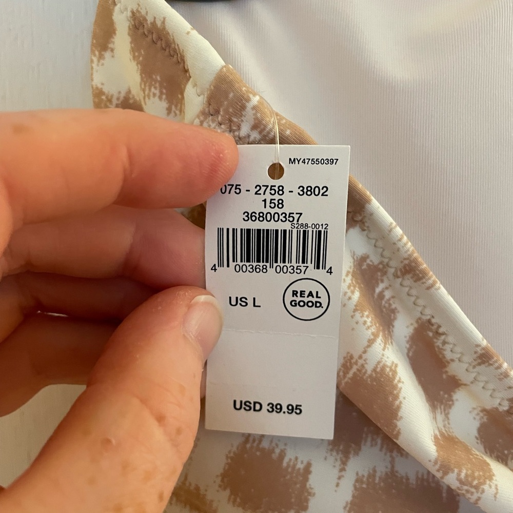 Aerie Leopard Print Longline Halter Bikini Top - Picture 5 of 7